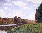 Italian Landscape with Cypresses Aleksander Gierymski